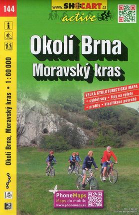 Okoli Brna, Moravsky Kras, 1:60 000
