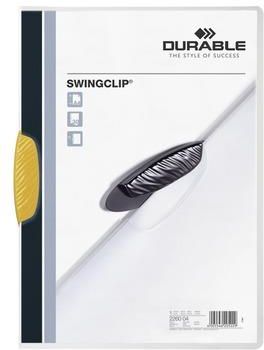 Durable Skoroszyt Z Klipem Zaciskowy Swingclip 30 Kartek Żółty (Du5172)