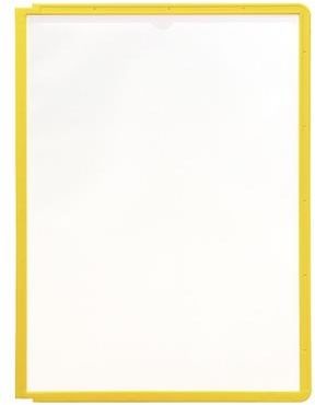 Durable Panel Informacyjny A4 Żółty 5 Sztuk Promocja (Du1035)