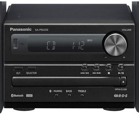 Wieża Panasonic SC-PM250 czarny - Opinie i ceny na Ceneo.pl