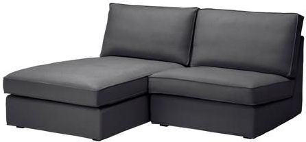 Ikea Kivik 1Os Sekcja Z Szezlongiem Dansbo Ciemnoszary