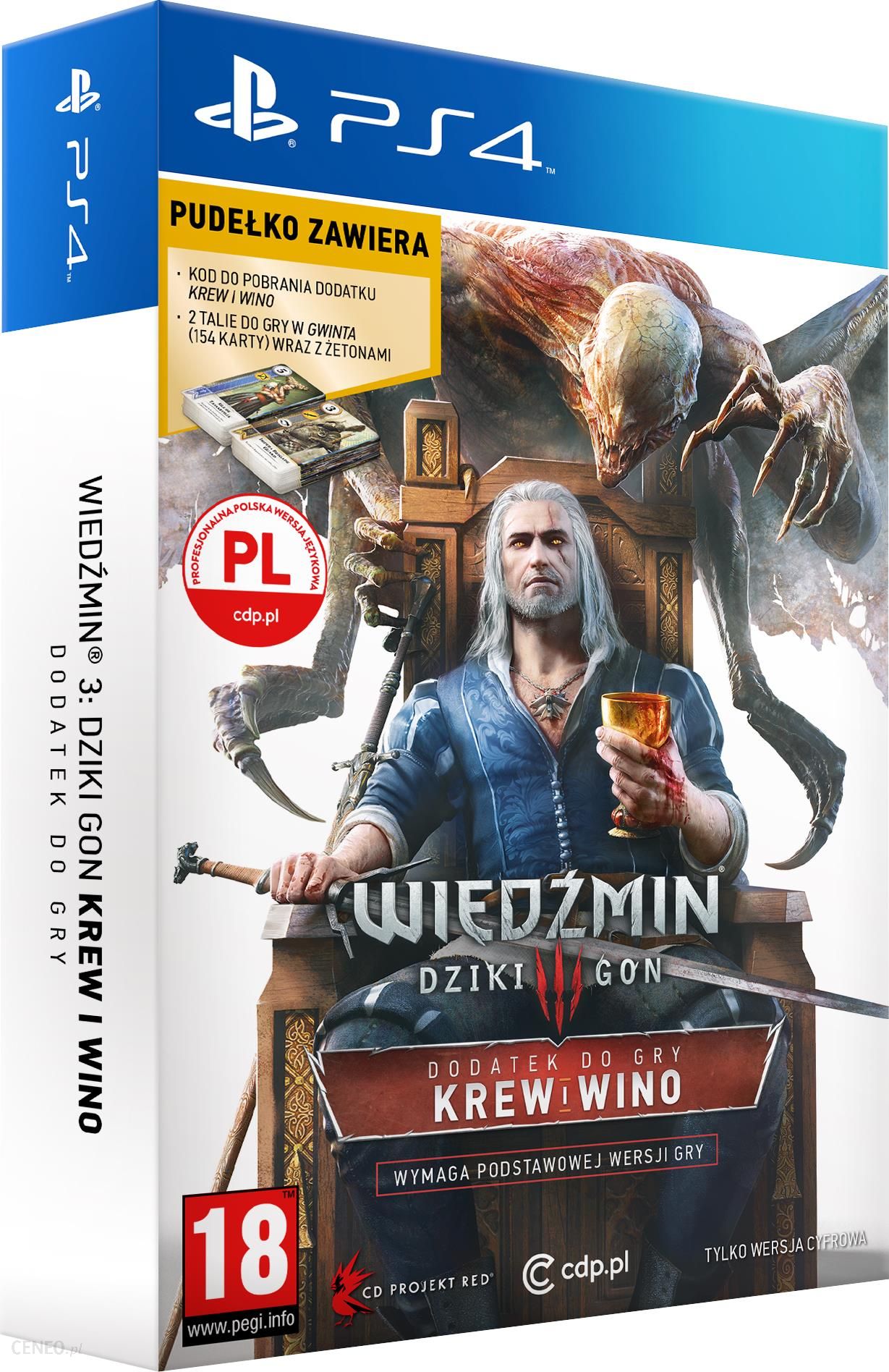 Wiedźmin 3: Dziki Gon - Krew I Wino Limitowana) (Gra PS4) - Ceny i opinie - Ceneo.pl