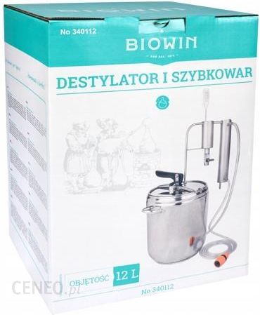 Biowin Destylator I Szybkowar 2W1 Inox 12L (340112)