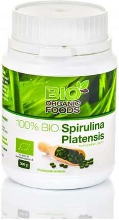 Bio Organic Foods Spirulina Platensis Tabletki 250mg 1200 szt. 300 g 