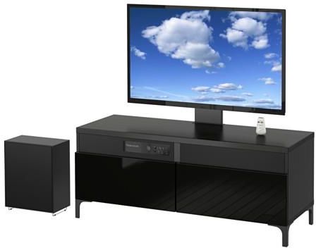 Ikea Besta Uppleva Kom Tv 40 21 System Dźwiękowy Czarnybrąz