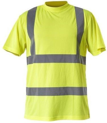 Lahtipro Koszulka T-Shirt Ostrzegawcza Żółta L40208 (L4020802)