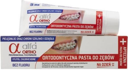 Alfa Ortho Day Ortodontyczna Pasta do Dziennego Mycia Zębów 75ml