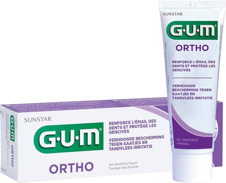 GUM Ortho Pasta do zębów dla osób z aparatem ortodontycznym 75ml