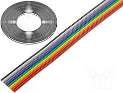 3M wstążkowy 1,27mm linka Cu 10x26AWG PVC 49V 30,5m [381110100FT]