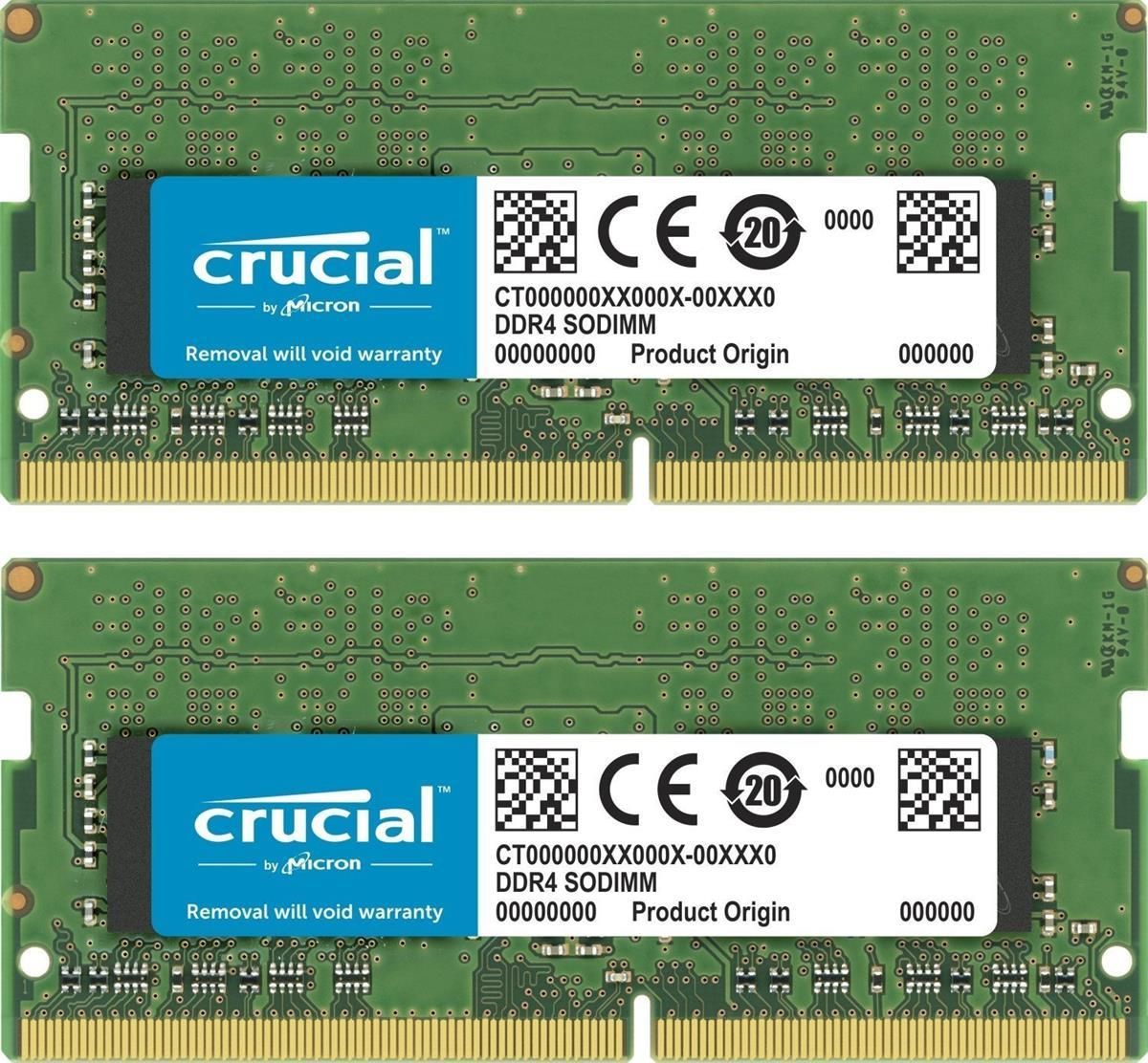 Crucial 16gb Ddr4 2400 Sodimm Ct2k8g4sfs824a Ddr4 2400 Mhz Crucial