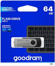 GOODRAM 64GB UTS2 BLACK USB 2.0 (UTS2-0640K0R11)