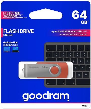 GOODRAM 64GB UTS3 RED USB 3.0 (UTS3-0640R0R11)