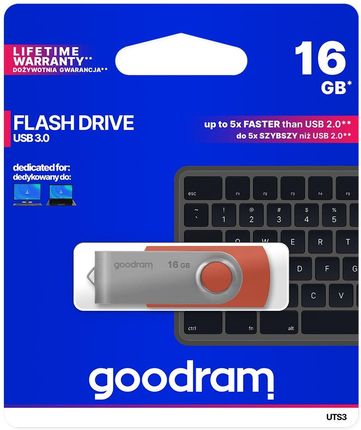 GOODRAM 16GB UTS3 RED USB 3.0 (UTS3-0160R0R11)