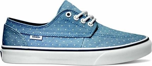 Vans chambray outlet dots