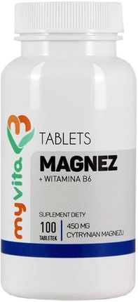 MyVita Magnez + Witamina B6 100 tabl.