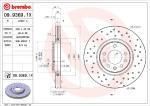 BREMBO Tarcza hamulcowa - 09.9369.1X