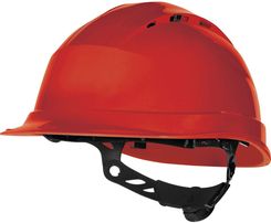 Panoply Deltaplus Kask Hełm Roboczy Budowlany Wentylowany Quartz Up Iv - Czerwony (Quarup4Ro)