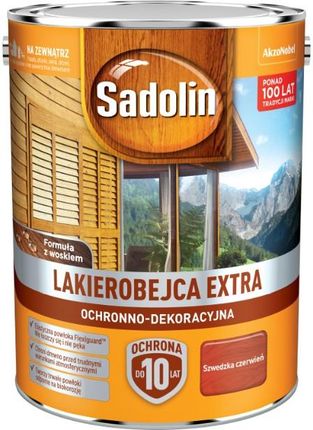 Sadolin Extra Lakierobejca Szwedzka Czerwień 98 5L