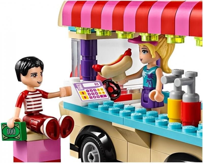Klocki Lego Friends Park Rozrywki Stanowisko Z Hot Dogami 41129