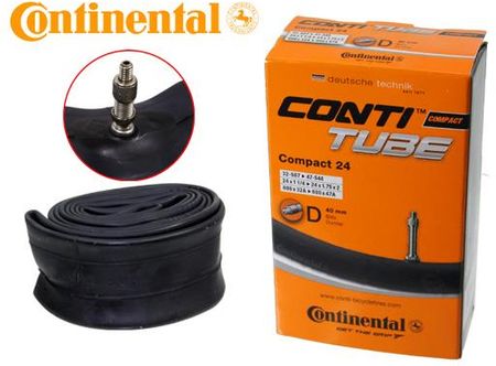 Continental Dętka  Compact 24'' X 1,25'' - 1,75'' Wentyl Dunlop 40 Mm