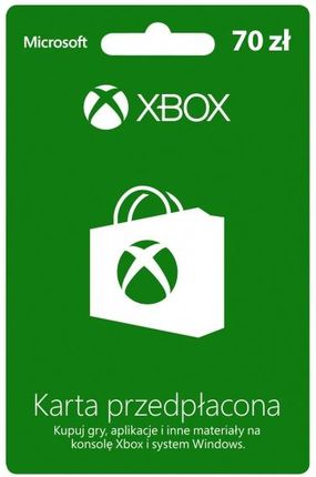 Microsoft Karta Przedpłacona Xbox 70 PLN 