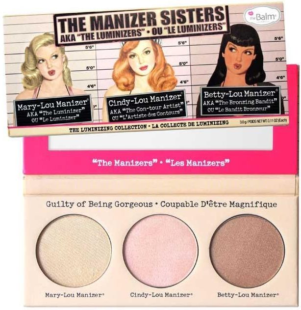 TheBalm The Manizer Sisters Paleta Rozświetlaczy 9g - Opinie i ceny na