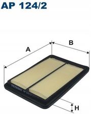 Zdjęcie FILTRON Filtr powietrza - AP124/2 - Stopnica