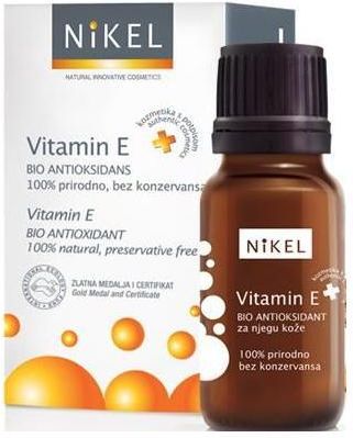 Nikel Witaminowe Serum 100% Naturalne Z Witaminą E 10 ml