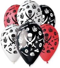 Zdjęcie Godan Balony Premium Piraci 12" 5 Szt. - Stąporków