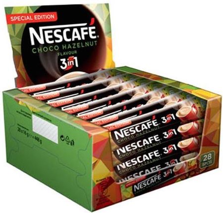 Kawa Nescafe 3in1 Choco Hazelnut Rozpuszczalny napój kawowy orzech