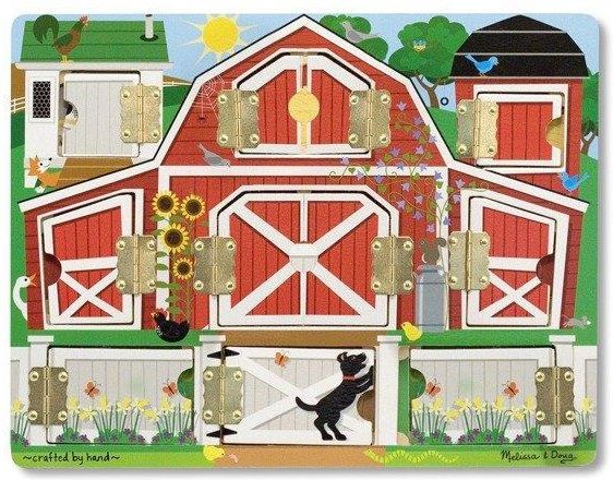 Melissa & Doug Tablica Edukacyjna Farma Otwórz I Zamknij 14592 - zdjęcie 2 Melissa & Doug Tablica Edukacyjna Farma Otwórz I Zamknij 14592