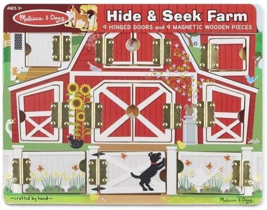 Melissa & Doug Tablica Edukacyjna Farma Otwórz I Zamknij 14592 - zdjęcie 4 Melissa & Doug Tablica Edukacyjna Farma Otwórz I Zamknij 14592