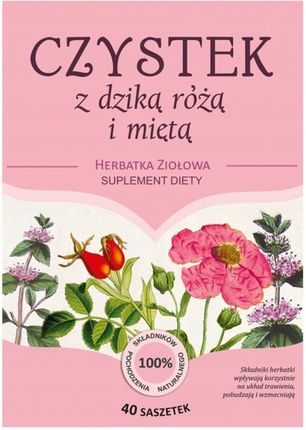 Herbarium św. Franciszka Czystek dzika róża & mięta 120 g