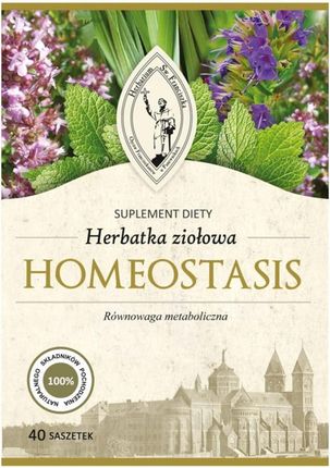 Herbarium św. Franciszka Herbatka ziołowa Homeostasis wprowadzająca równowagę kwasowo zasadową 120 g