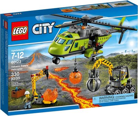 LEGO City 60123 Wulkan helikopter dostawczy 