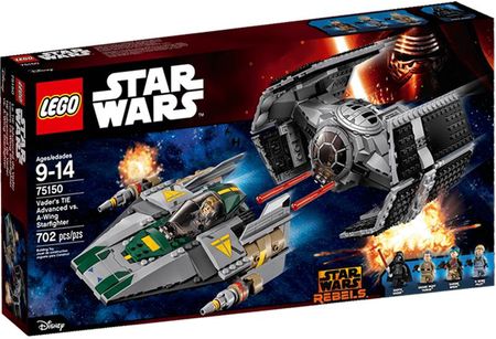 LEGO Star Wars 75150 Vader’s TIE Advanced vs. A Wing Starfigh 