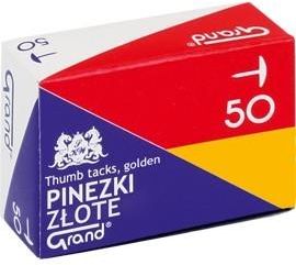 Kw-Trade Pinezki Grand G50 Złote /1 Op-50Szt