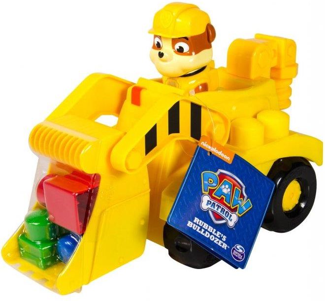 Lego Dla 4 Latka Psi Patrol COBI Klocki Psi Patrol Spychacz Rubblego SPIN-18303 - Ceny i opinie