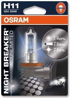 OSRAM Original D1S XENARC NIGHT BREAKER UNLIMITED Set of 2x Bulbs 66140XNB