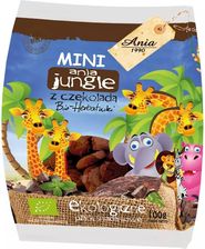 Zdjęcie Bio Ania Herbatniki mini zoo z czekoladą BIO 100 g - Lubań