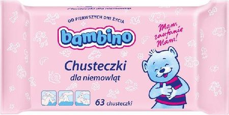 Bambino Chusteczki Wkład 1Op 63szt