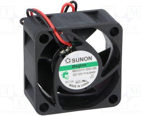 Sunon Wentylator DC osiowy 12VDC 40x40x20mm 15,1m3/h 25,5dBA Vapo (MB40201V1000UA99)
