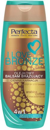 Perfecta Bronze Olejkowy balsam brązujący ciemna karnacja 250ml