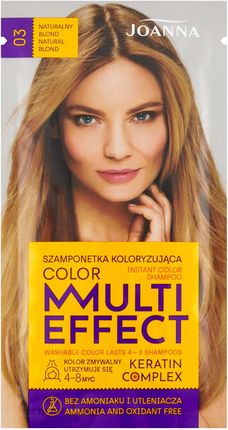 Joanna Multi Effect Color Szamponetka koloryzująca 03 Naturalny blond