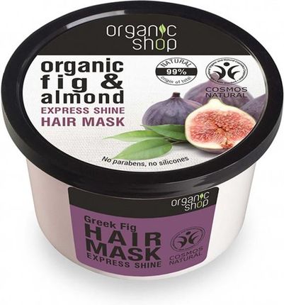 Siberica Organic Shop Maska do Włosów z Wyciągów Organicznych z Fig i Migdałów 250ml