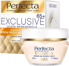 Perfecta Exclusive Złota Regeneracja Głęboko Liftingujący krem do twarzy 65+ na dzień i noc 50ml