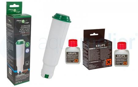 Krups Filtr Filter Logic CFL-701 + Płyn do czyczczenia systemu cappucino KRUPS XS9000