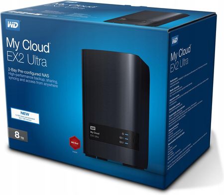 WD My Cloud EX2 Ultra 8TB (WDBVBZ0080JCHEESN)