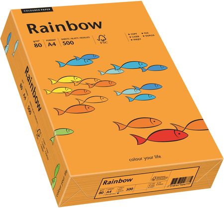 Rainbow Papier Xero Kolorowy Pomarańczowy 24 