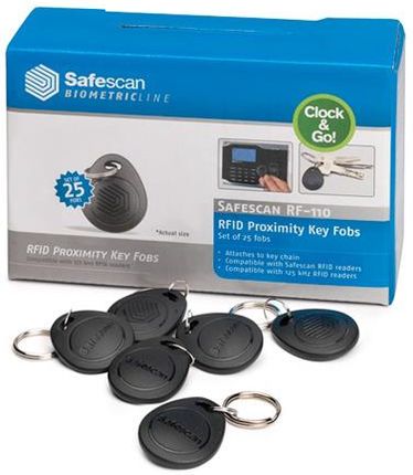Safescan Rf-110 Rfid Key Fobs Pack 25Pcs 